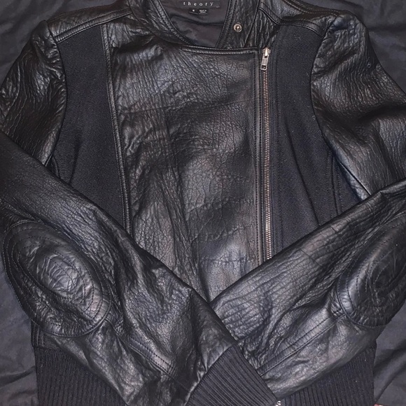 COPY - Theory women’s biker jacket Size Small - Picture 6 of 9
